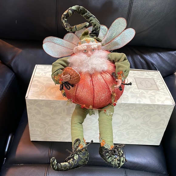 Mark Roberts Pumpkin Pie Fairy Shiny Large - Picture 1 of 16